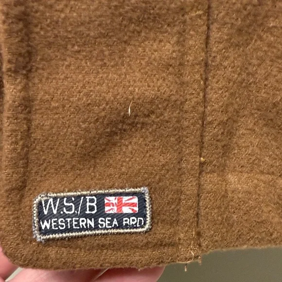 Next Brown Kids Pea Coat with Toggle Closures Size 5/6 - Picture 5 of 9